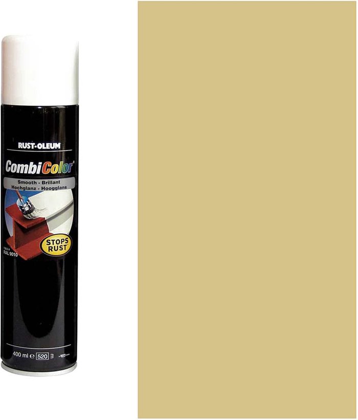 Tooled Up | Rust Oleum Rust Oleum CombiColor Metal Spray Paint Gold 400ml Rust Oleum Rust Oleum CombiColor Metal Spray Paint Gold 400ml