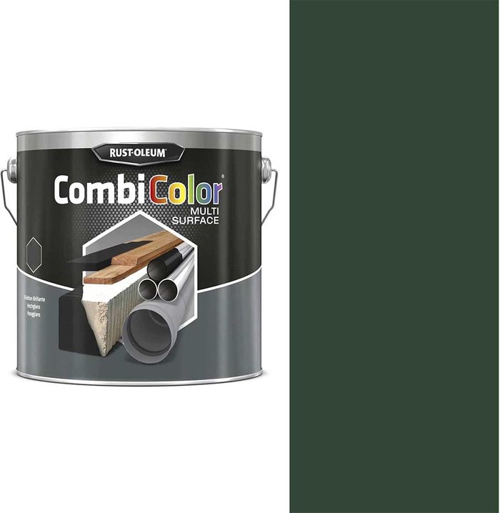 Tooled Up | Rust Oleum Rust Oleum CombiColor Multi Surface Paint Moss Green 2.5l Rust Oleum Rust Oleum CombiColor Multi Surface Paint Moss Green 2.5l