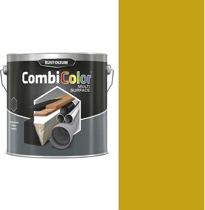 Tooled Up | Rust Oleum Rust Oleum CombiColor Multi Surface Paint Safety Yellow 2.5l Rust Oleum Rust Oleum CombiColor Multi Surface Paint Safety Yellow 2.5l