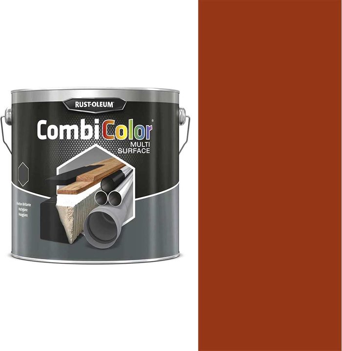 Tooled Up | Rust Oleum Rust Oleum CombiColor Multi Surface Paint Bright Red 2.5l Rust Oleum Rust Oleum CombiColor Multi Surface Paint Bright Red 2.5l