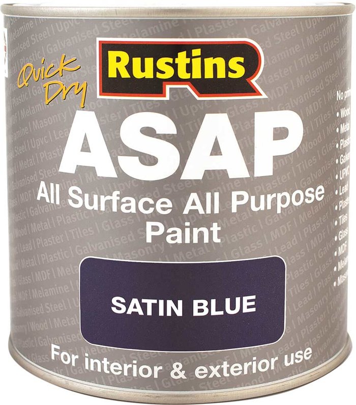 Tooled Up | Rustins Rustins All Surface All Purpose (ASAP) Blue 500ml Rustins Rustins All Surface All Purpose (ASAP) Blue 500ml