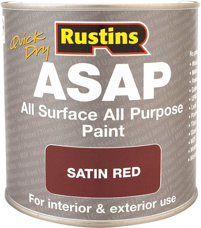 Tooled Up | Rustins Rustins All Surface All Purpose (ASAP) Red 250ml Rustins Rustins All Surface All Purpose (ASAP) Red 250ml