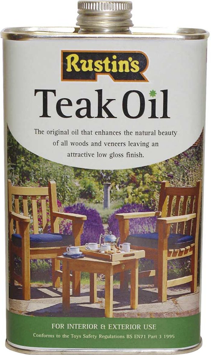 Tooled Up | Rustins Rustins Teak Oil 250ml Rustins Rustins Teak Oil 250ml