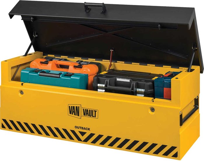 Tooled Up | Van Vault Van Vault Outback Secure Tool Storage 1335mm 558mm 490mm Van Vault Van Vault Outback Secure Tool Storage 1335mm 558mm 490mm