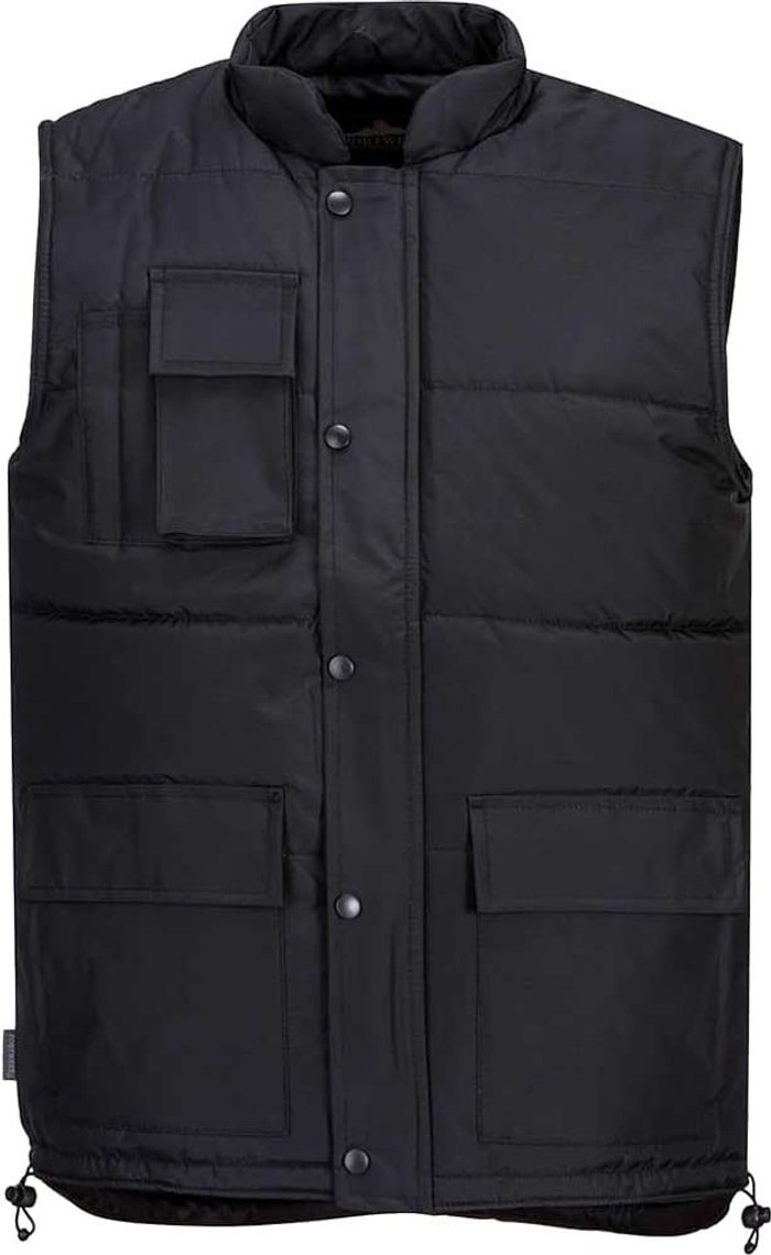 Tooled Up | Portwest Portwest Mens Classic Showerproof Bodywarmer Black M Portwest Portwest Mens Classic Showerproof Bodywarmer Black M