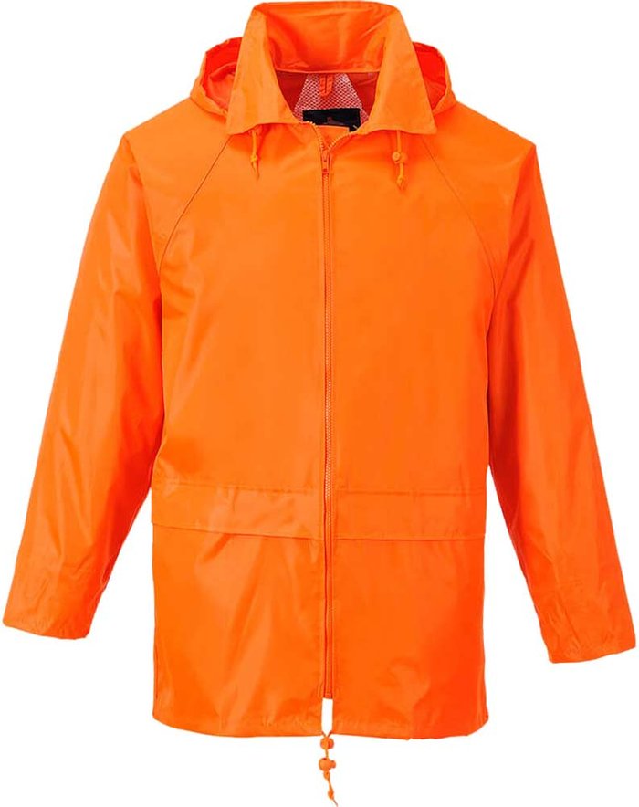 Tooled Up | Portwest Portwest Classic Rain Jacket Orange L Portwest Portwest Classic Rain Jacket Orange L