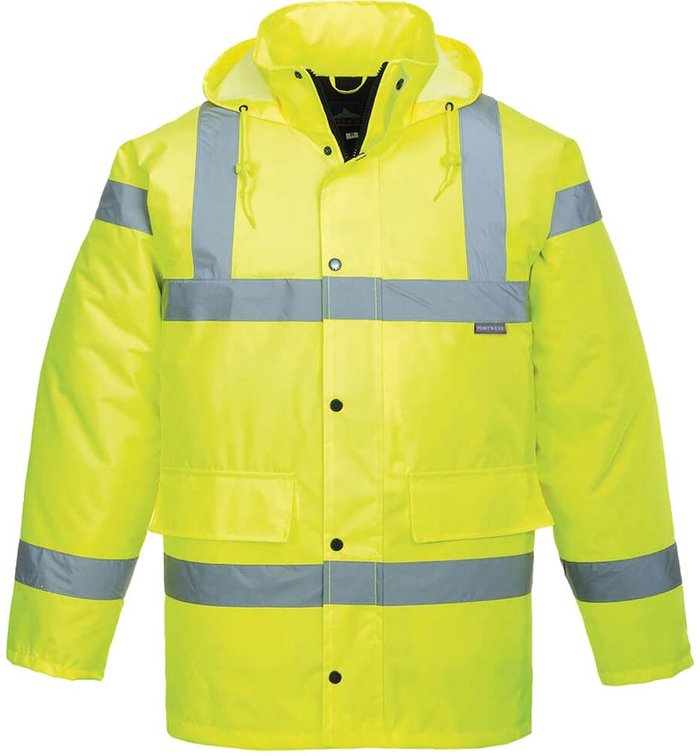 Tooled Up | 300D Oxford Weave Industry Oxford Weave 300D Class 3 Hi Vis Breathable Jacket Yellow S 300D Oxford Weave Industry Oxford Weave 300D Class 3 Hi Vis Breathable Jacket Yellow S