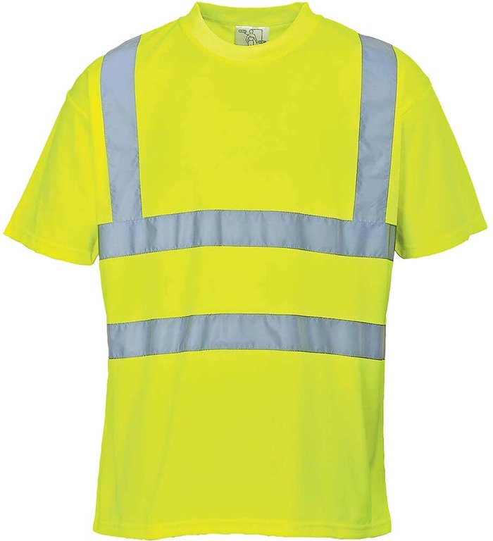 Tooled Up | Portwest Portwest Hi Vis Short Sleeve T Shirt Yellow S Portwest Portwest Hi Vis Short Sleeve T Shirt Yellow S
