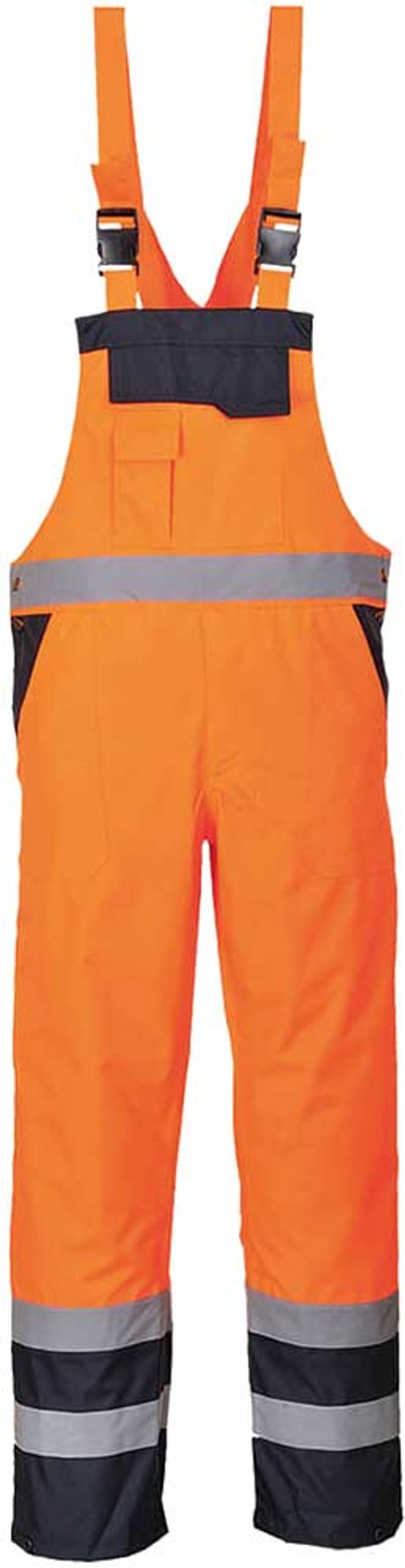 Tooled Up | 300D Oxford Weave Industry Oxford Weave 300D Class 2 Hi Vis Bib and Brace Orange L 300D Oxford Weave Industry Oxford Weave 300D Class 2 Hi Vis Bib and Brace Orange L