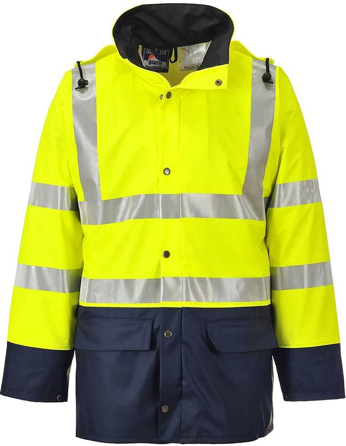 Tooled Up | Sealtek Sealtex Ultra Anti Fungal Hi Vis Jacket Yellow / Navy L Sealtek Sealtex Ultra Anti Fungal Hi Vis Jacket Yellow / Navy L