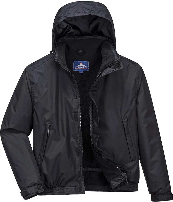 Tooled Up | Portwest Portwest Calais Bomber Jacket Black M Portwest Portwest Calais Bomber Jacket Black M