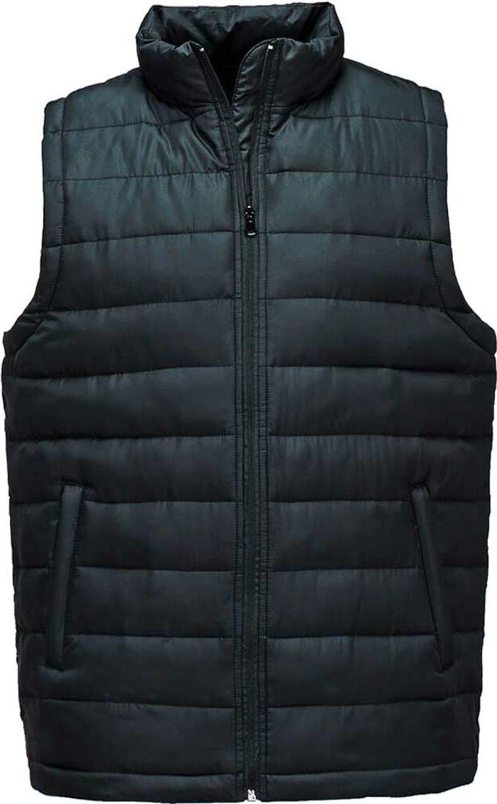 Tooled Up | Portwest Portwest Mens Aspen Lightweight Padded Gilet Black S Portwest Portwest Mens Aspen Lightweight Padded Gilet Black S