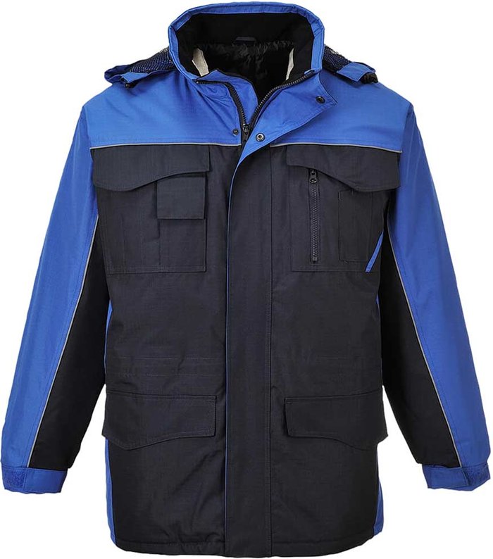 Tooled Up | Portwest Portwest Ripstop Parka Navy / Royal Blue 2XL Portwest Portwest Ripstop Parka Navy / Royal Blue 2XL