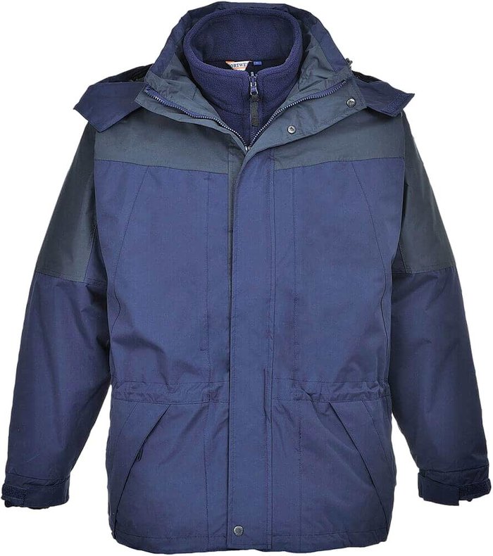 Tooled Up | Portwest Aviemore Mens 3-in-1 Waterproof Jacket Navy L Portwest Aviemore Mens 3-in-1 Waterproof Jacket Navy L