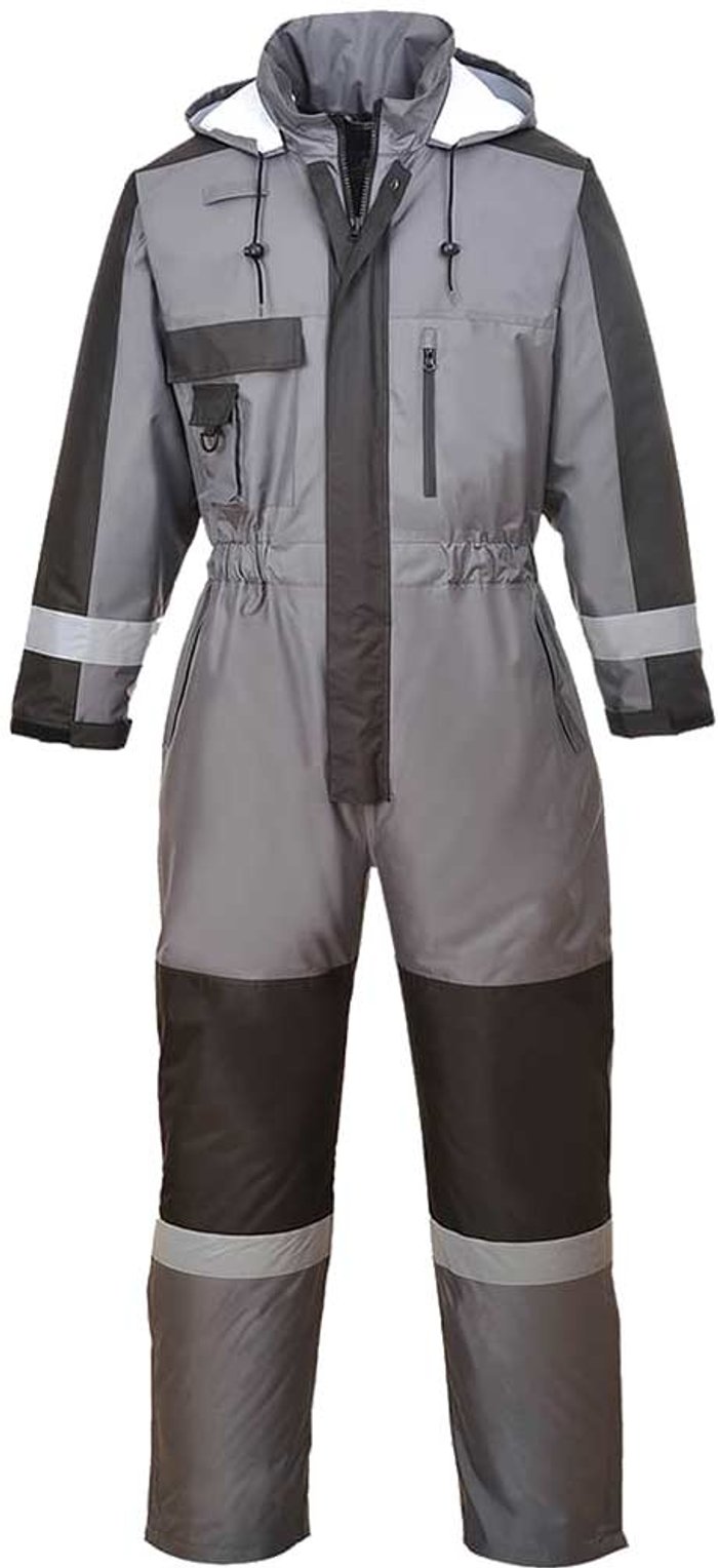Tooled Up | Portwest Portwest S585 Waterproof Winter Coverall Grey L Portwest Portwest S585 Waterproof Winter Coverall Grey L
