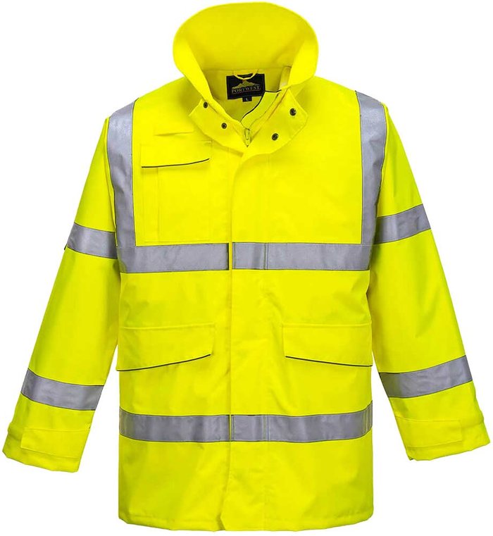 Tooled Up | Portwest PWR Hi Vis Extreme Parka Jacket Yellow L Portwest PWR Hi Vis Extreme Parka Jacket Yellow L