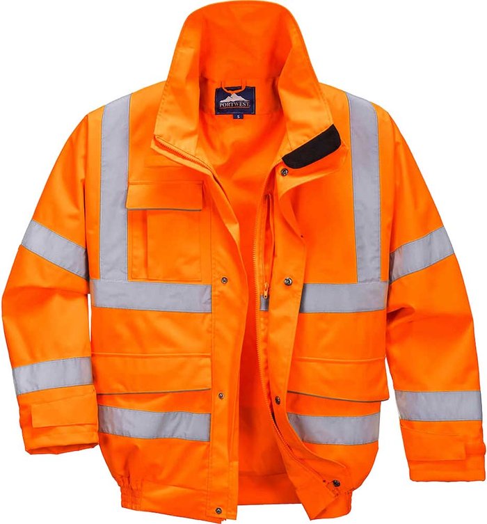 Tooled Up | Portwest PWR Hi Vis Extreme Bomber Jacket Orange S Portwest PWR Hi Vis Extreme Bomber Jacket Orange S