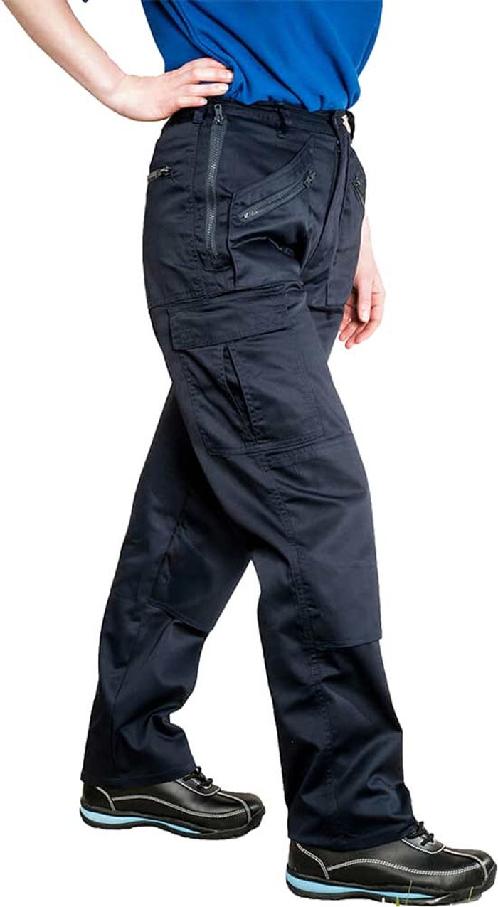 Tooled Up | Portwest Portwest Ladies S687 Action Trousers Navy Blue XS 31 Portwest Portwest Ladies S687 Action Trousers Navy Blue XS 31