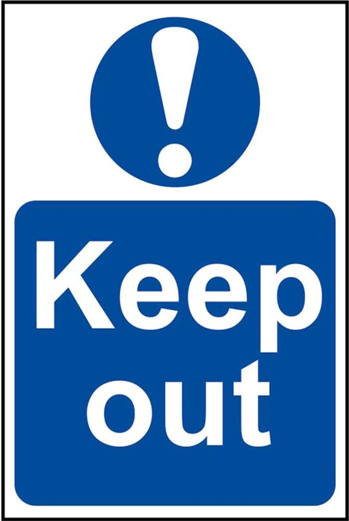 Tooled Up | Spectrum Spectrum Regular Size Keep Out Sign Spectrum Spectrum Regular Size Keep Out Sign