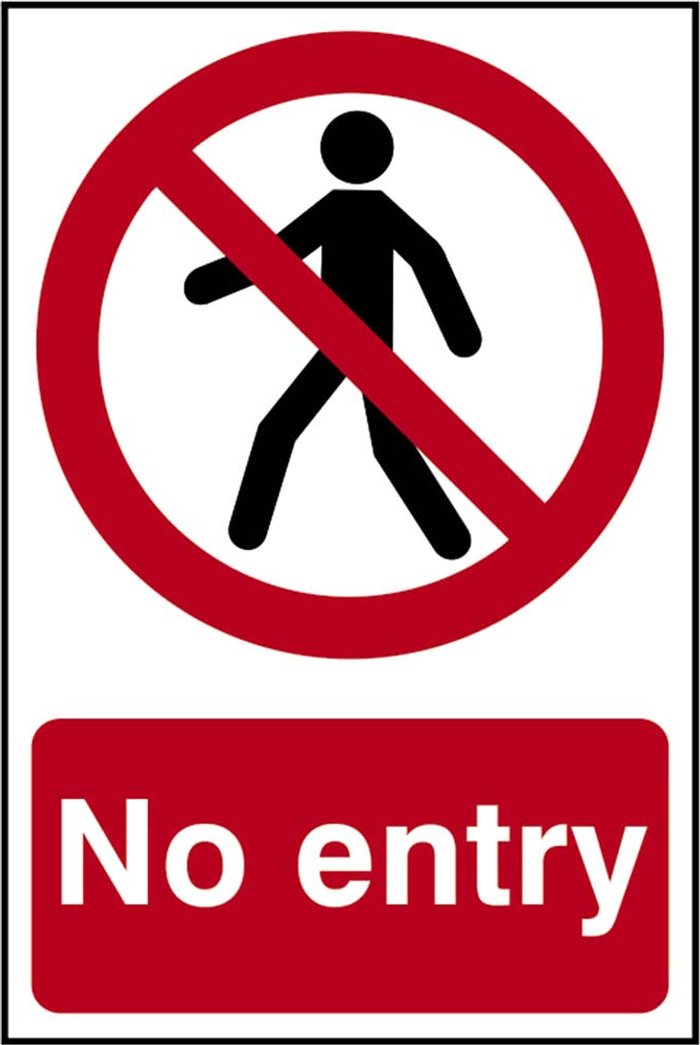 Tooled Up | Scan Scan No Entry Sign 200mm 300mm Standard Scan Scan No Entry Sign 200mm 300mm Standard