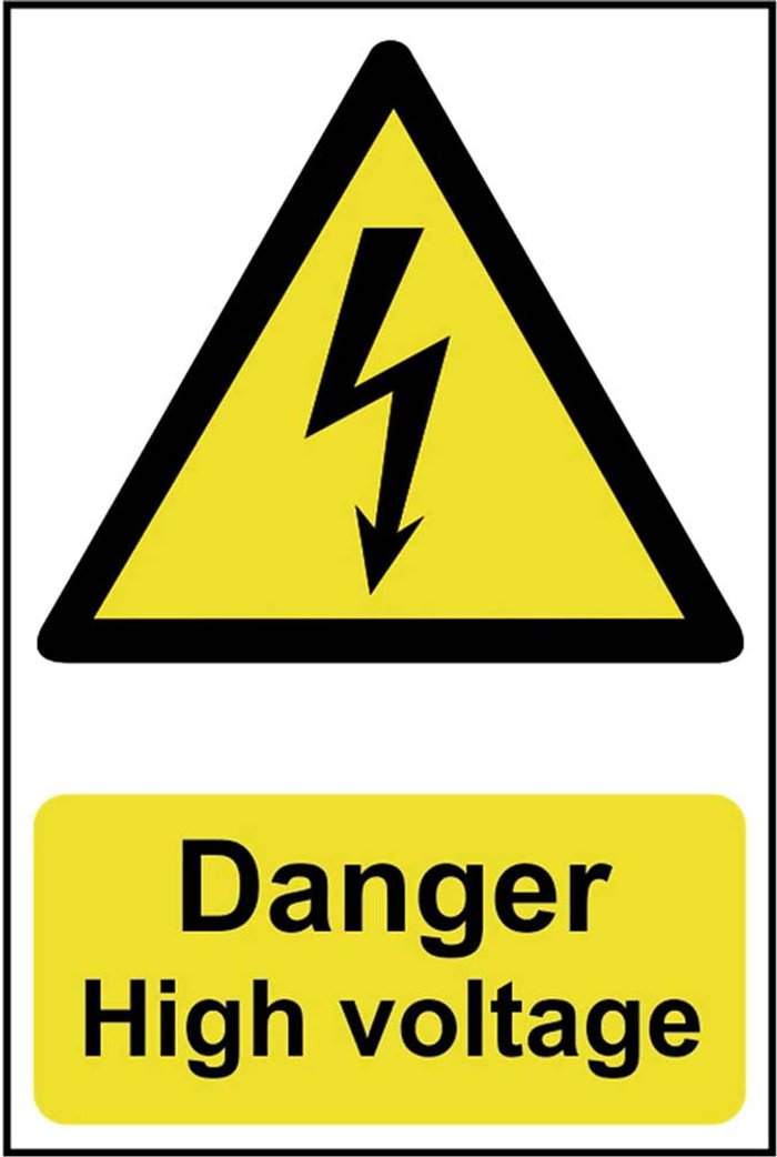 Tooled Up | Scan Scan Danger High Voltage Sign 200mm 300mm Standard Scan Scan Danger High Voltage Sign 200mm 300mm Standard