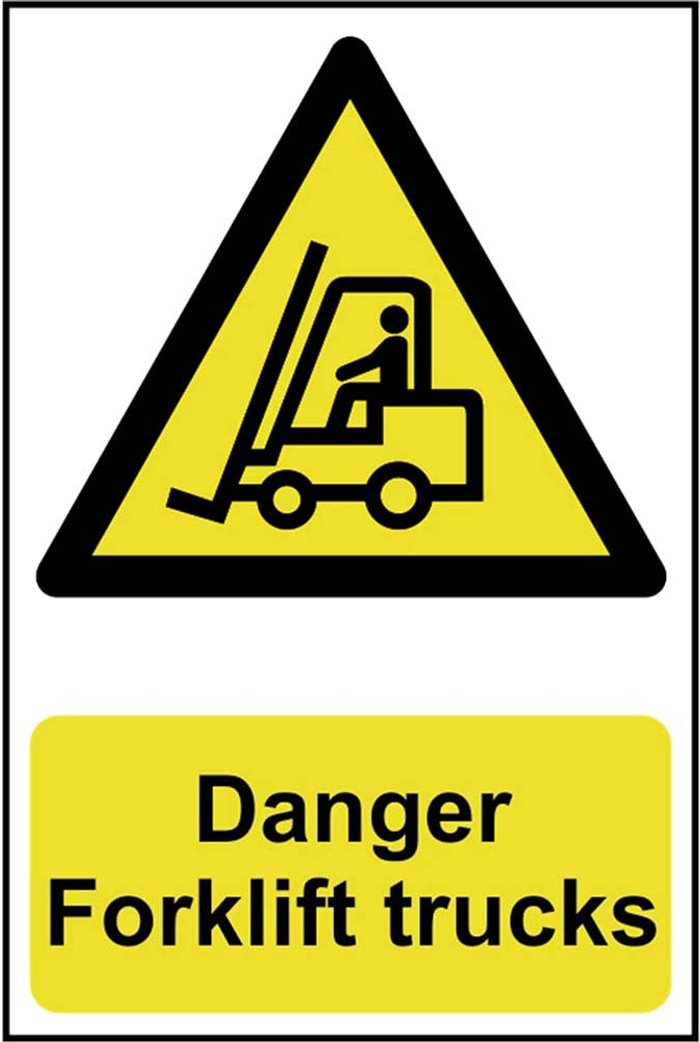 Tooled Up | Scan Scan Danger Forklift Trucks Sign 200mm 300mm Standard Scan Scan Danger Forklift Trucks Sign 200mm 300mm Standard