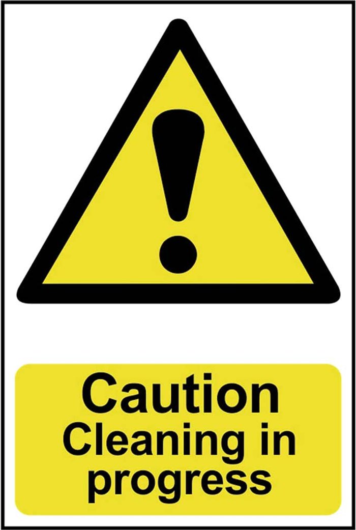 Tooled Up | Scan Scan Caution Cleaning In Progress Sign 200mm 300mm Standard Scan Scan Caution Cleaning In Progress Sign 200mm 300mm Standard