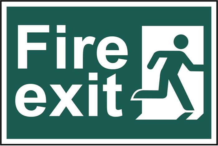 Tooled Up | Scan Scan Fire Exit Running Man Sign 300mm 200mm Standard Scan Scan Fire Exit Running Man Sign 300mm 200mm Standard