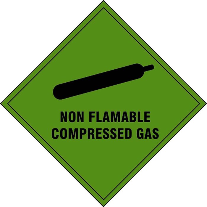Tooled Up | Scan Scan Non Flammable Compressed Gas Sign 100mm 100mm Standard Scan Scan Non Flammable Compressed Gas Sign 100mm 100mm Standard