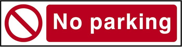 Tooled Up | Scan Scan No Parking Sign 200mm 50mm Standard Scan Scan No Parking Sign 200mm 50mm Standard