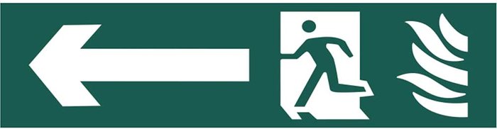 Tooled Up | Scan Scan Running Man Arrow Left Sign 200mm 50mm Standard Scan Scan Running Man Arrow Left Sign 200mm 50mm Standard