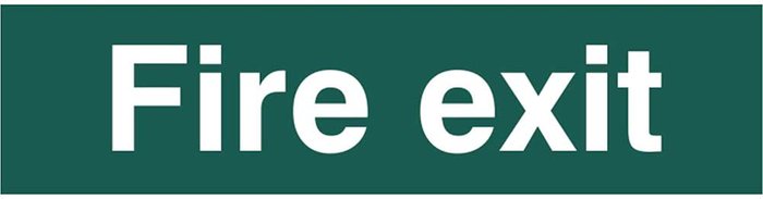 Tooled Up | Scan Scan Fire Exit Sign 200mm 50mm Standard Scan Scan Fire Exit Sign 200mm 50mm Standard