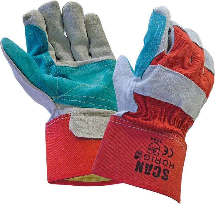 Tooled Up | Scan Scan Heavy Duty Rigger Gloves Multi Coloured One Size Scan Scan Heavy Duty Rigger Gloves Multi Coloured One Size