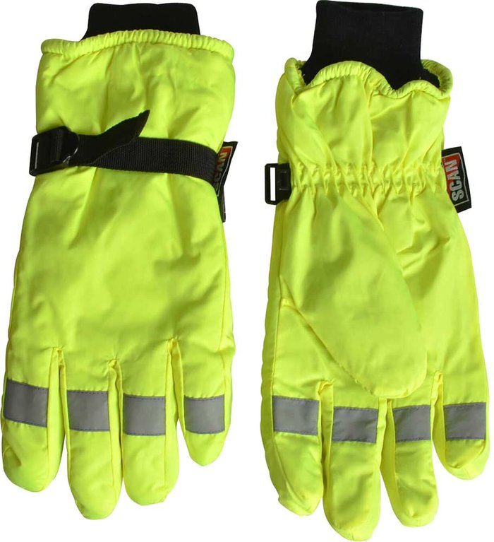 Tooled Up | Scan Scan Mens Hi Vis Gloves Yellow XL Scan Scan Mens Hi Vis Gloves Yellow XL