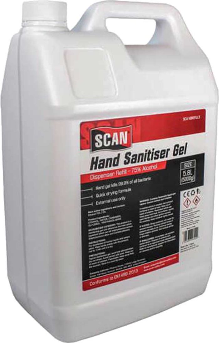 Tooled Up | Scan Scan Hand Sanitiser Gel Dispenser Refill Scan Scan Hand Sanitiser Gel Dispenser Refill