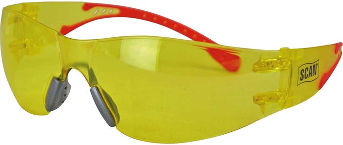 Tooled Up | Scan Scan Flexi Safety Glasses Amber Amber Scan Scan Flexi Safety Glasses Amber Amber