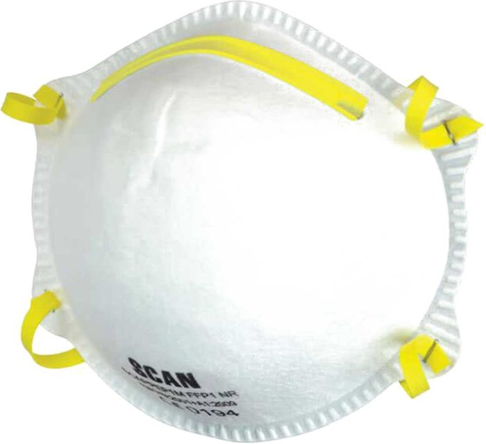 Tooled Up | Scan Scan FPP1 Moulded Disposable Mask Pack of 3 Scan Scan FPP1 Moulded Disposable Mask Pack of 3