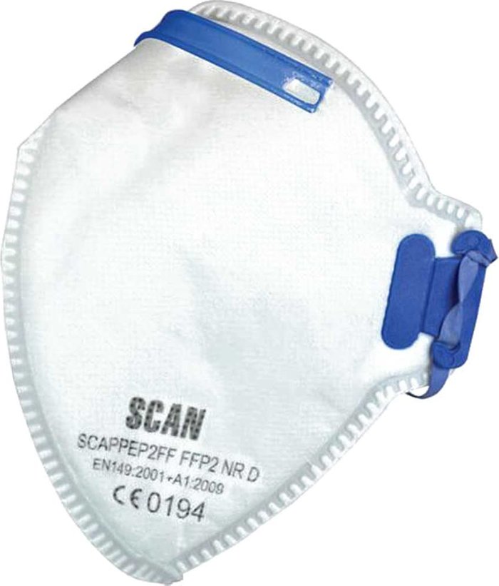 Tooled Up | Scan Scan FFP2 Fold Flat Disposable Mask Pack of 3 Scan Scan FFP2 Fold Flat Disposable Mask Pack of 3