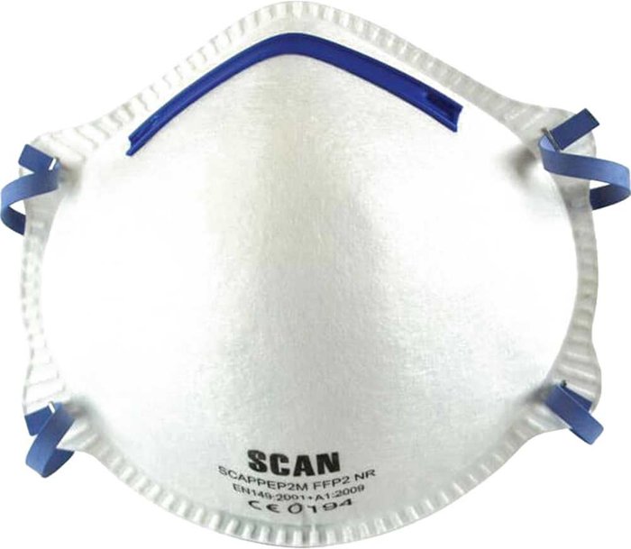 Tooled Up | Scan Scan FFP2 Moulded Disposable Mask Pack of 3 Scan Scan FFP2 Moulded Disposable Mask Pack of 3