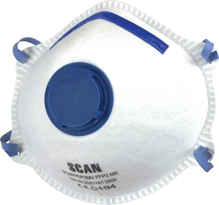 Tooled Up | Scan Scan FFP2 Moulded Mask Pack of 3 Scan Scan FFP2 Moulded Mask Pack of 3