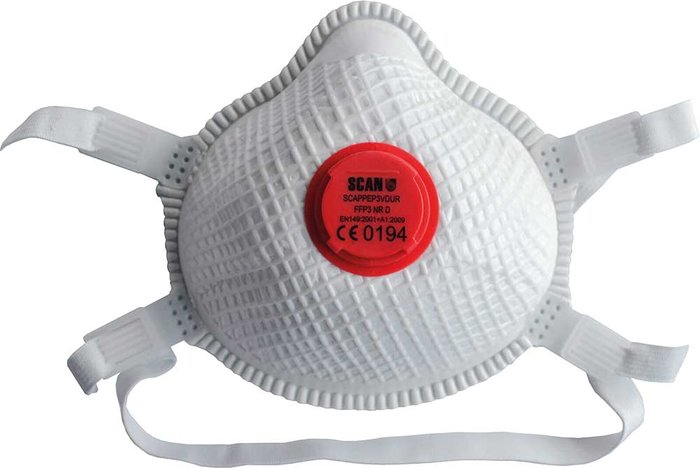 Tooled Up | Scan Scan FFP3 Moulded Valved Mesh Mask Pack of 2 Scan Scan FFP3 Moulded Valved Mesh Mask Pack of 2
