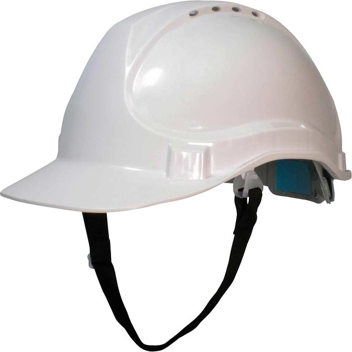 Tooled Up | Scan Scan Deluxe Safety Helmet and Chin Strap White Scan Scan Deluxe Safety Helmet and Chin Strap White