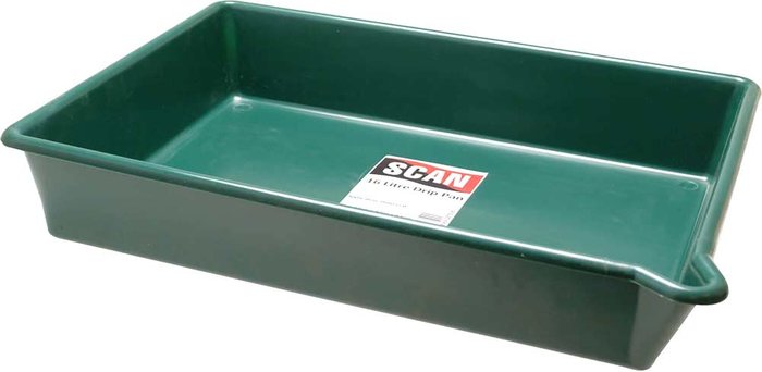 Tooled Up | Scan Scan Plastic Drip and Leak Pan 16l Scan Scan Plastic Drip and Leak Pan 16l