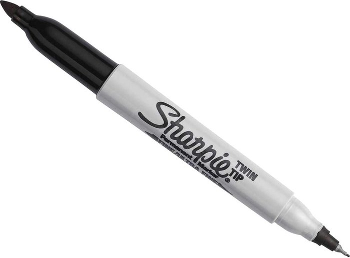Tooled Up | SHARPIE® Twin Tip Permanent Marker Black - Sharpie ® SHARPIE® Twin Tip Permanent Marker Black - Sharpie ®