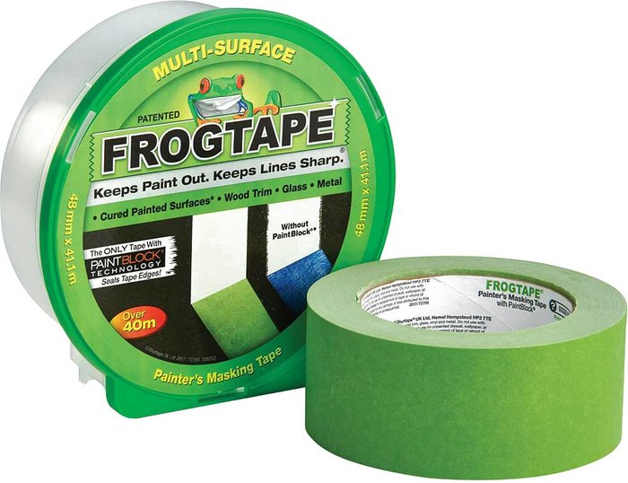 Tooled Up | Shure Shur Frog Tape Multi Surface Painters Masking Tape 48mm 41.1m Shure Shur Frog Tape Multi Surface Painters Masking Tape 48mm 41.1m