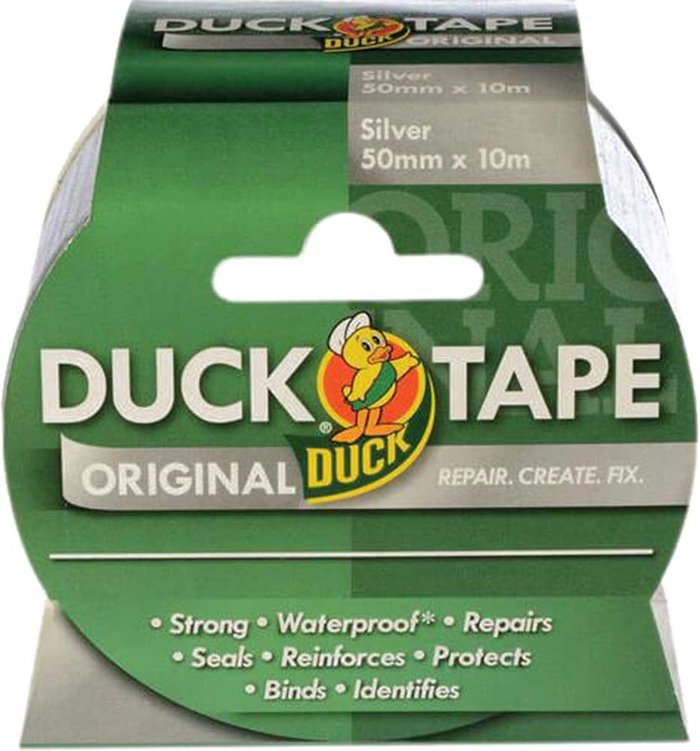 Tooled Up | Shure Shur Original Duck Tape Silver 50mm 10m Shure Shur Original Duck Tape Silver 50mm 10m