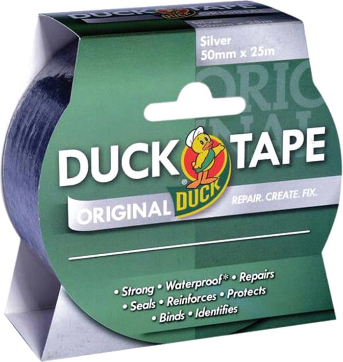Tooled Up | Shure Shur Original Duck Tape Silver 50mm 25m Shure Shur Original Duck Tape Silver 50mm 25m