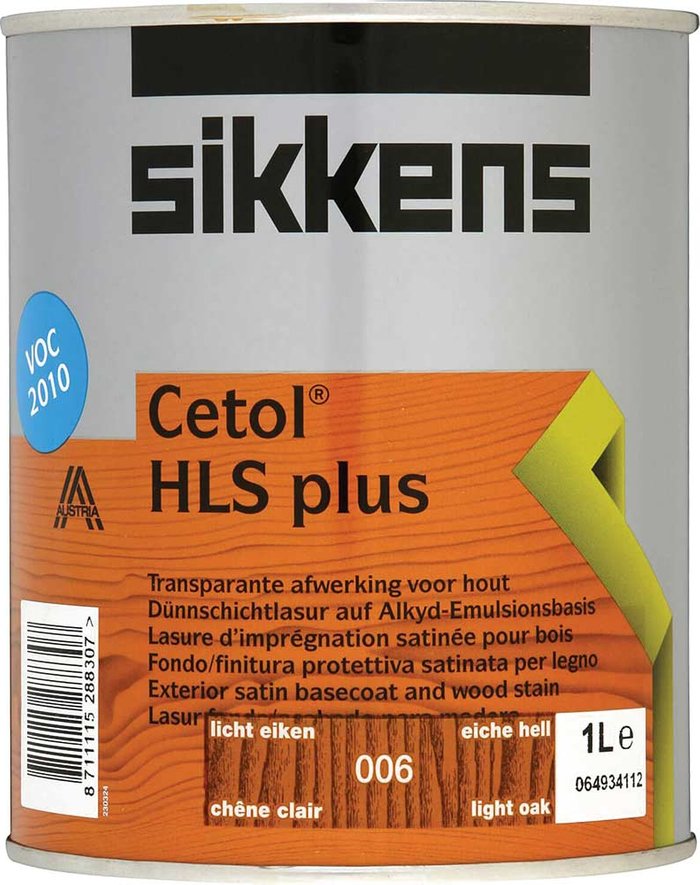 Tooled Up | Sikkens Sikkens Cetol HLS Plus Translucent Woodstain Light Oak 1l Sikkens Sikkens Cetol HLS Plus Translucent Woodstain Light Oak 1l
