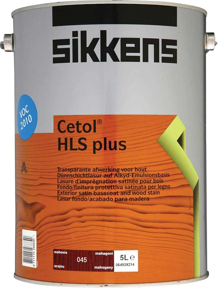 Tooled Up | Sikkens Sikkens Cetol HLS Plus Translucent Woodstain Mahogany 5l Sikkens Sikkens Cetol HLS Plus Translucent Woodstain Mahogany 5l