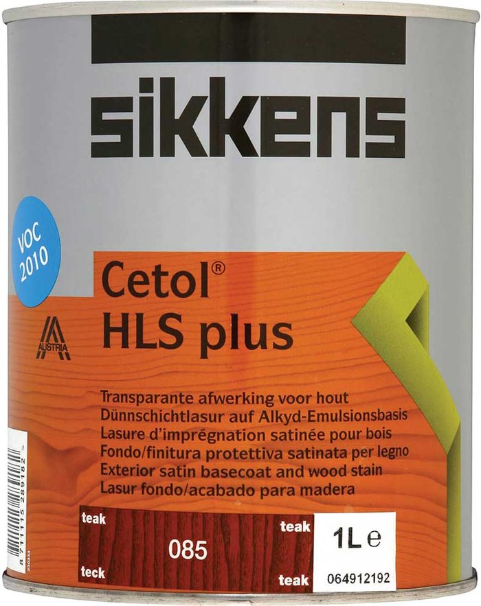 Tooled Up | Sikkens Sikkens Cetol HLS Plus Translucent Woodstain Teak 1l Sikkens Sikkens Cetol HLS Plus Translucent Woodstain Teak 1l